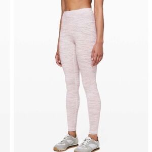 lululemon athletica Wunder Under High Rise Tight 28" Luxtreme Pink Bliss Size 6